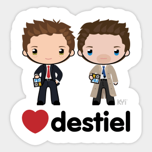 Destiel - I ship it! Sticker
